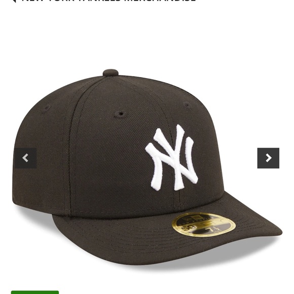 Lids Accessories New York Yankees New Era Black White Low Profile